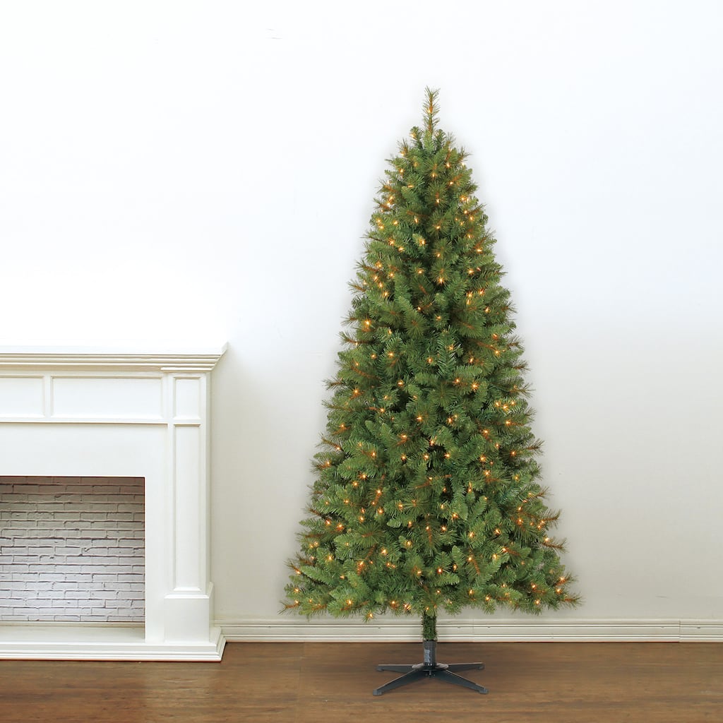 Purchase the 7ft. PreLit Willow Pine Artificial Christmas Tree, Clear Christmas Tree On Sale Michaels